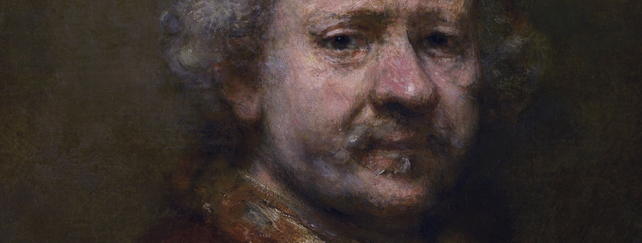 렘브란트 하르먼손 판 레인 Rembrandt Harmensz van Rijn1606-1669, ‘자화상’ Self-Portrait at the Age of 63, 1669, 캔버스에 오일, 86 x 70.5cm, 내셔널 갤러리.