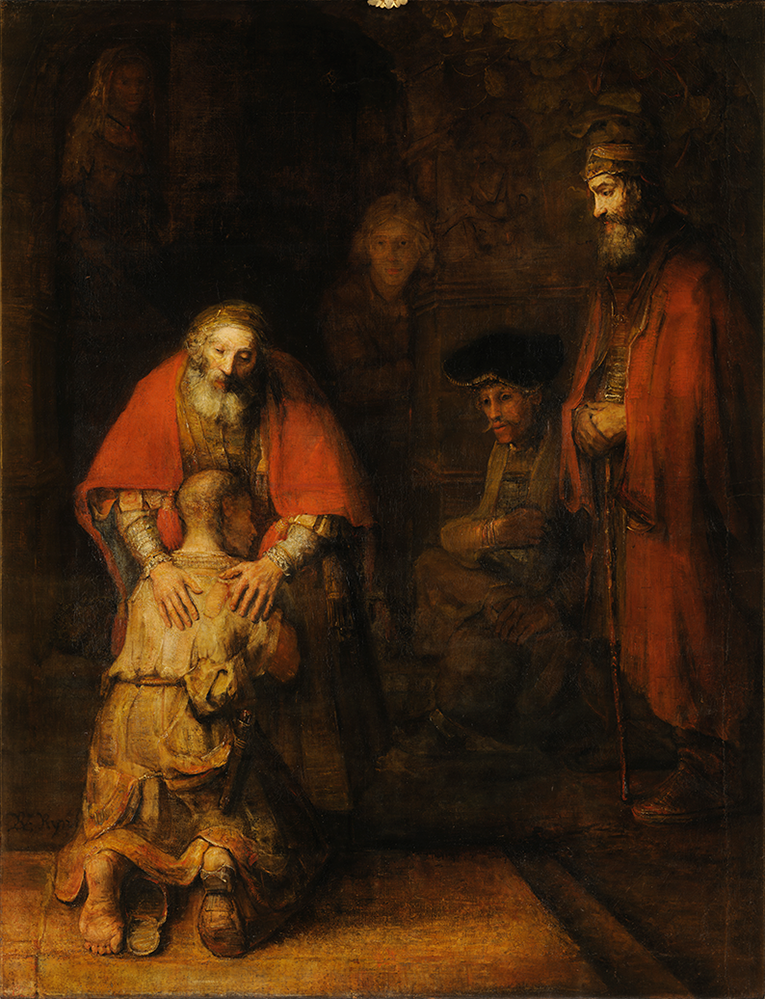 렘브란트 하르먼손 판 레인 Rembrandt Harmensz van Rijn1606-1669, ‘돌아온 탕자’ Return of the Prodigal Son, 1663 - 1665, 캔버스에 오일, 205 x 262cm, 예르미타시 미술관 소장.