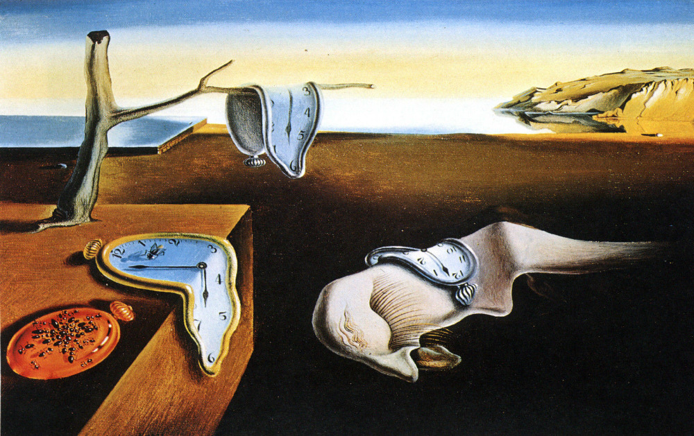꿈속의 모습을 어떻게 기억할 수 있을까. 초현실주의 작가 살바도르 달리는 꿈속의 환영을 이렇게 붙잡아 두었다. Salvador Dalí (1904~1989), 'Persistence of Memory', 1931, Oil on canvas, 24 × 33 cm, Museum of Modern Art, New York City.